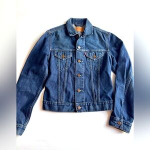 Levi's 70590 Denim Jacket Dark Blue Women's Size Medium